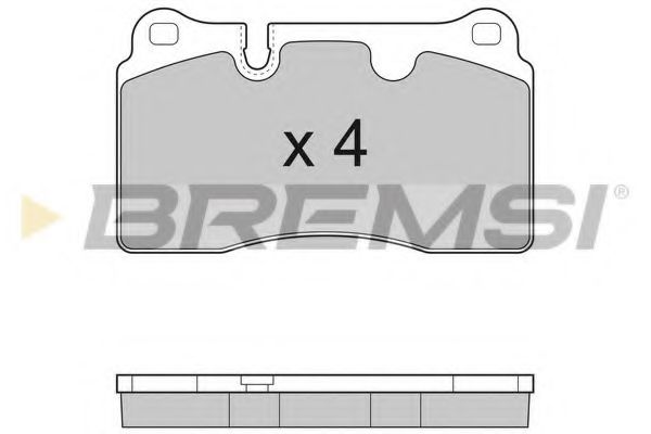 Гальмівні колодки BREMSI BP3289
