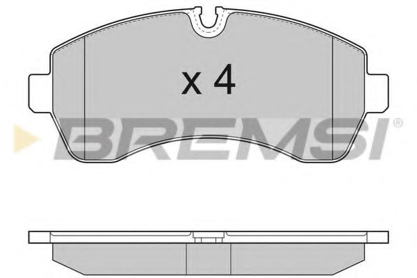 Тормозные колодки BREMSI BP3290