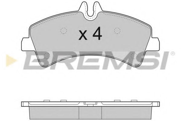 Гальмівні колодки BREMSI BP3291