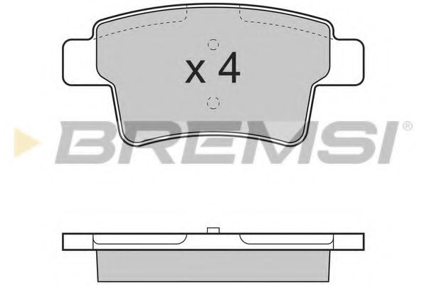 Гальмівні колодки BREMSI BP3331