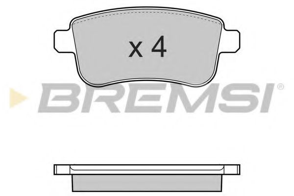 Гальмівні колодки BREMSI BP3384