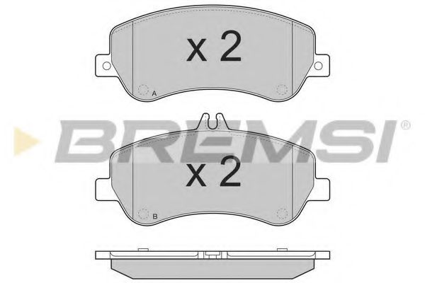Тормозные колодки BREMSI BP3385
