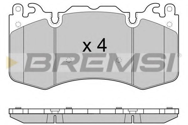 Гальмівні колодки BREMSI BP3414