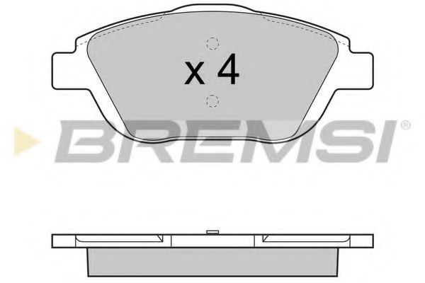 Тормозные колодки BREMSI BP3428