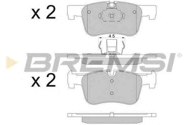 Тормозные колодки BREMSI BP3503