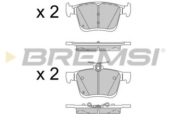 Гальмівні колодки BREMSI BP3518