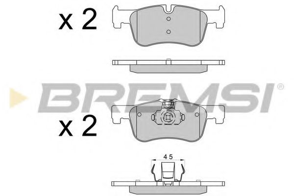Тормозные колодки BREMSI BP3520