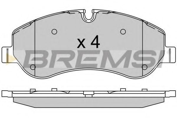 Гальмівні колодки BREMSI BP3525