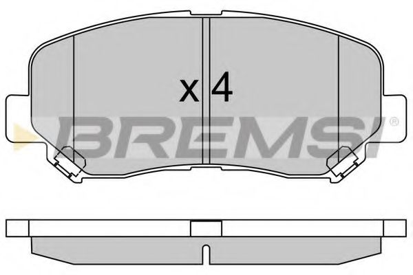 Тормозные колодки BREMSI BP3535