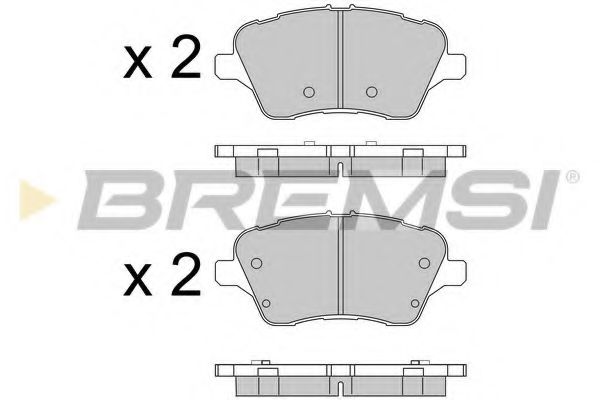Тормозные колодки BREMSI BP3545