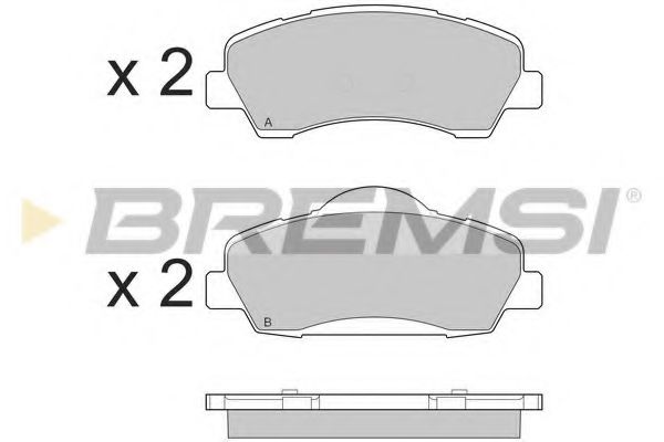 Тормозные колодки BREMSI BP3559