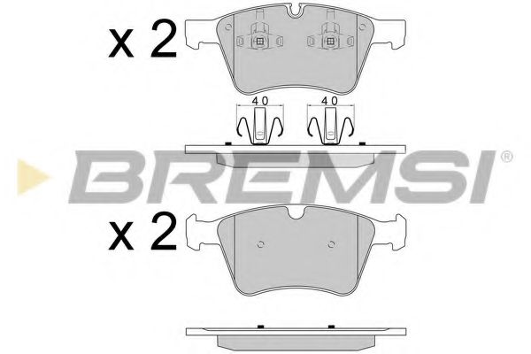 Гальмівні колодки BREMSI BP3590