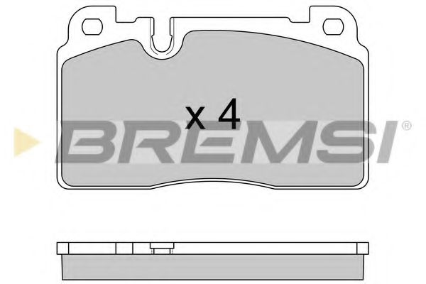 Тормозные колодки BREMSI BP3592