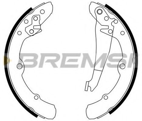 Тормозные колодки BREMSI GF0019