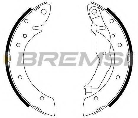 Тормозные колодки BREMSI GF0077