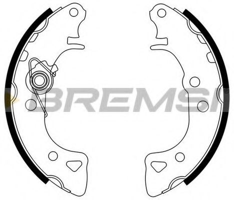Гальмівні колодки BREMSI GF0103