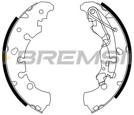 Тормозные колодки BREMSI GF0140