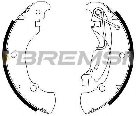 Тормозные колодки BREMSI GF0152