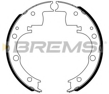 Тормозные колодки BREMSI GF0166