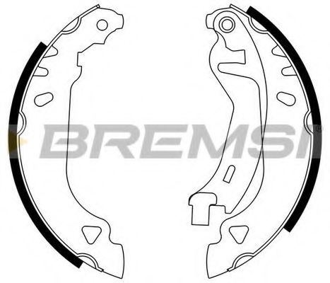Тормозные колодки BREMSI GF0169