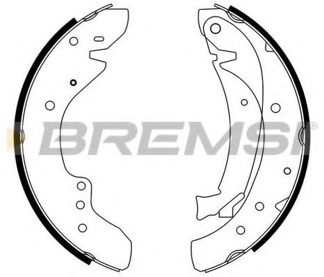 Тормозные колодки BREMSI GF0175