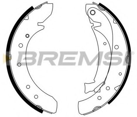 Гальмівні колодки BREMSI GF0176