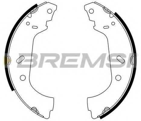 Тормозные колодки BREMSI GF0177