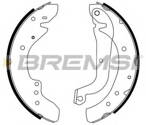 Тормозные колодки BREMSI GF0179