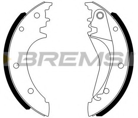 Тормозные колодки BREMSI GF0185