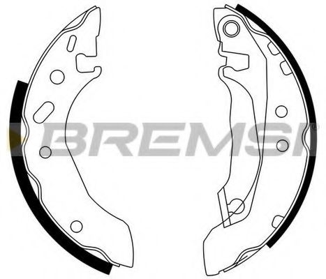 Тормозные колодки BREMSI GF0226