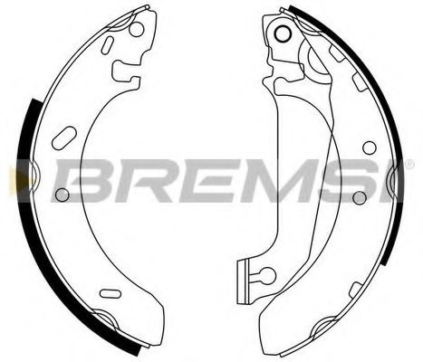 Тормозные колодки BREMSI GF0227