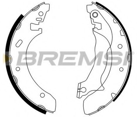Тормозные колодки BREMSI GF0228