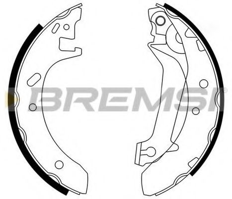 Тормозные колодки BREMSI GF0229