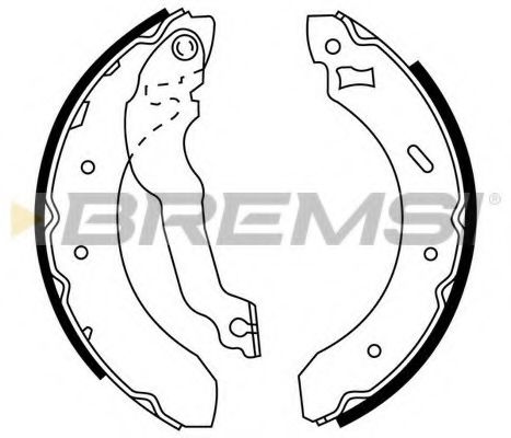 Тормозные колодки BREMSI GF0234
