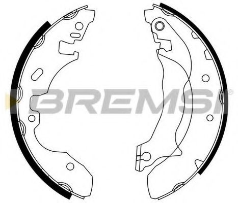 Тормозные колодки BREMSI GF0237