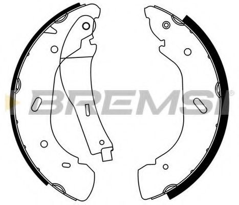 Тормозные колодки BREMSI GF0239