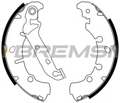 Тормозные колодки BREMSI GF0243