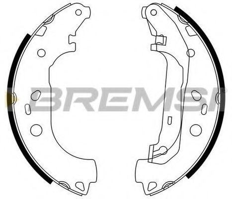 Тормозные колодки BREMSI GF0245