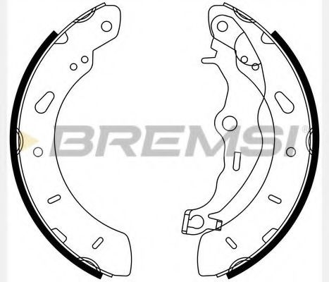 Тормозные колодки BREMSI GF0248