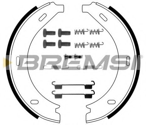 Тормозные колодки ручника BREMSI GF0305-1