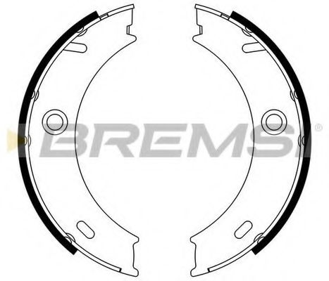 Тормозные колодки ручника BREMSI GF0307
