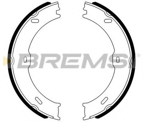 Гальмівні колодки ручника BREMSI GF0315