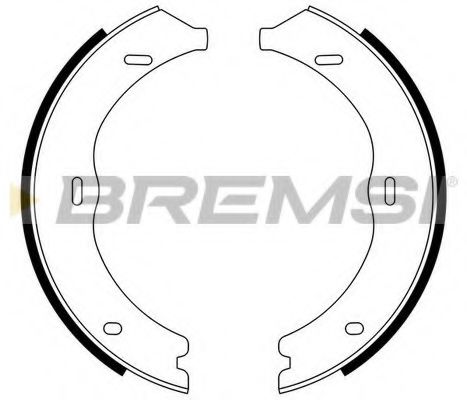 Тормозные колодки ручника BREMSI GF0316