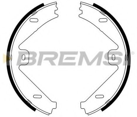 Тормозные колодки ручника BREMSI GF0319