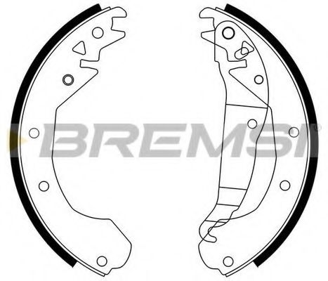Тормозные колодки BREMSI GF0351
