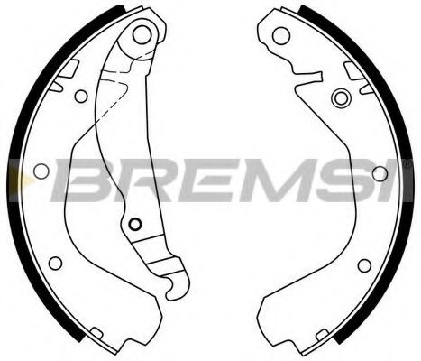 Тормозные колодки BREMSI GF0352