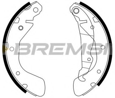 Тормозные колодки BREMSI GF0354