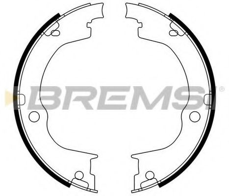 Тормозные колодки ручника BREMSI GF0360