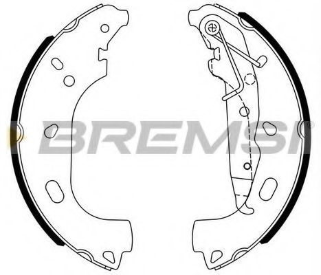 Тормозные колодки BREMSI GF0361
