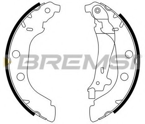 Тормозные колодки BREMSI GF0385